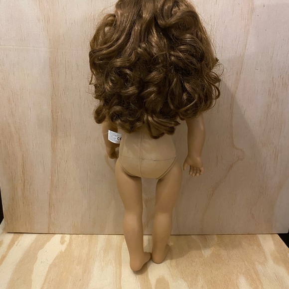 Beautiful Tolly Tots Doll 18” Cloth And Vinyl Green Eyes And Freckles - Picture 6 of 6